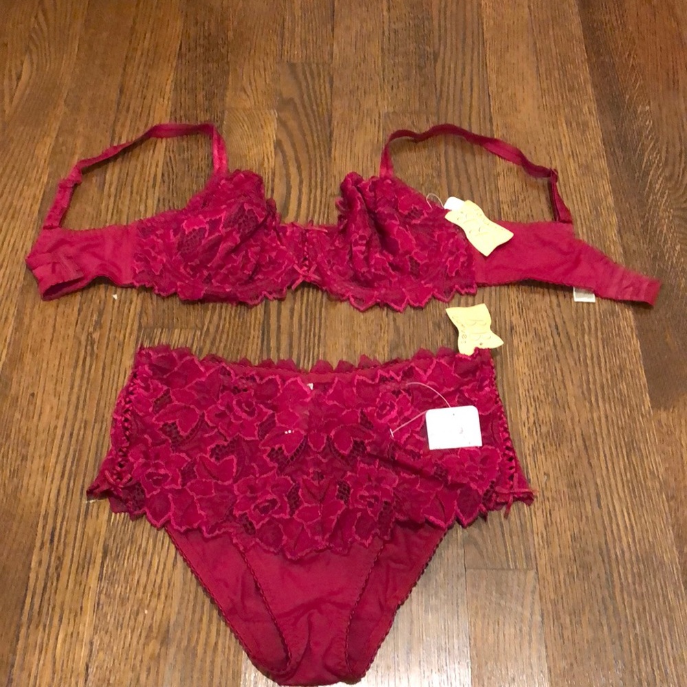 Matching bra and panty set